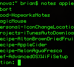 Trunk Notes lookups from the desktop