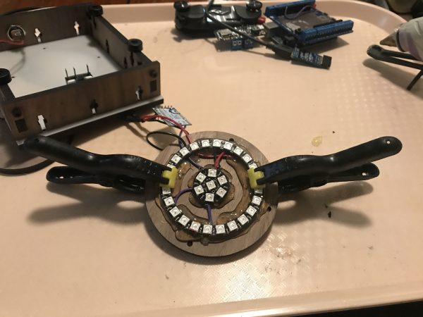 Mounting the LED rings
