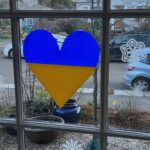Ukraine Heart Vinyl Sticker